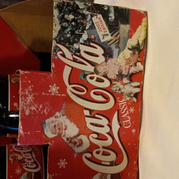 6 small coke special edition 2002 bottles with carry Caddy - Picture 3 of 3